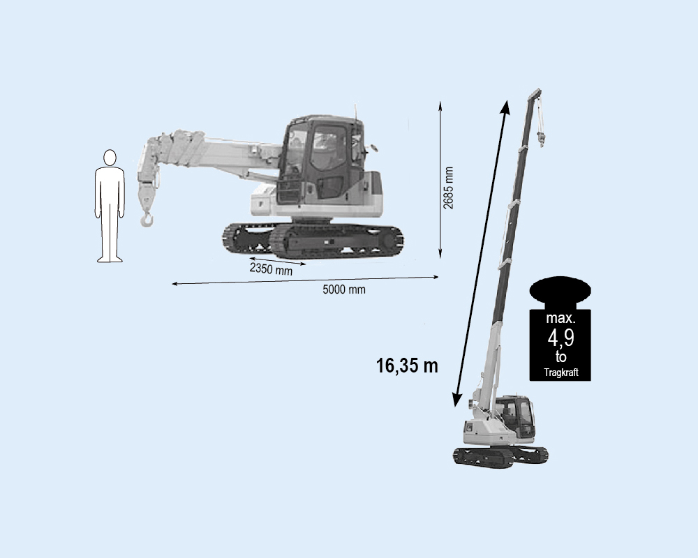 Мини-кран MRK 163.0 грузоподъемностью до 4,9 т | Мини-кран MRK 163.0 грузоподъемностью до 4,9 т