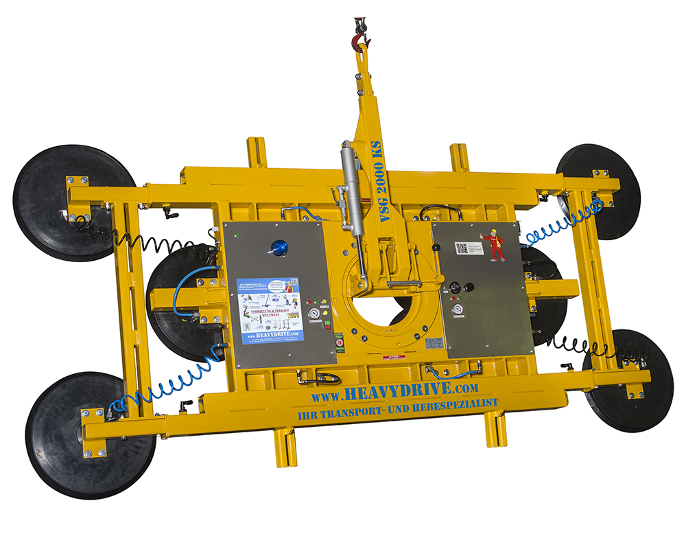 Вакуумный захват VSG 2000 KS грузоподъемностью до 2000 кг | Вакуумный захват VSG 2000 KS грузоподъемностью до 2000 кг