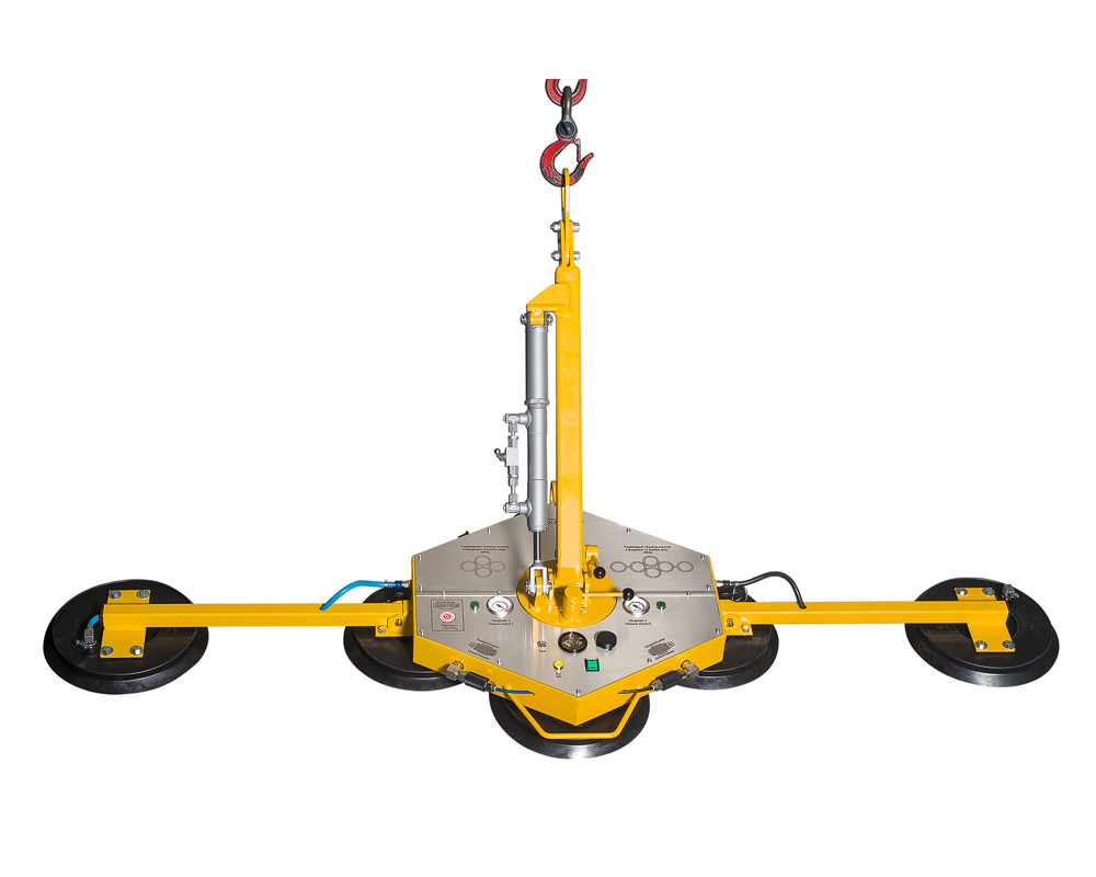Вакуумный захват для каменных панелей VSGS 450 K, грузоподъемность 450 кг | Вакуумный захват для каменных панелей VSGS 450 K, грузоподъемность 450 кг